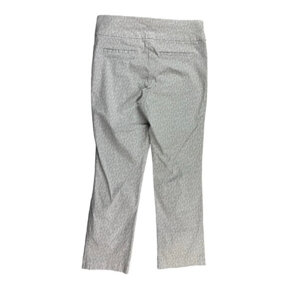 Rickis Gray Patterned Cropped Dress Pants Size L - Picture 2 of 7